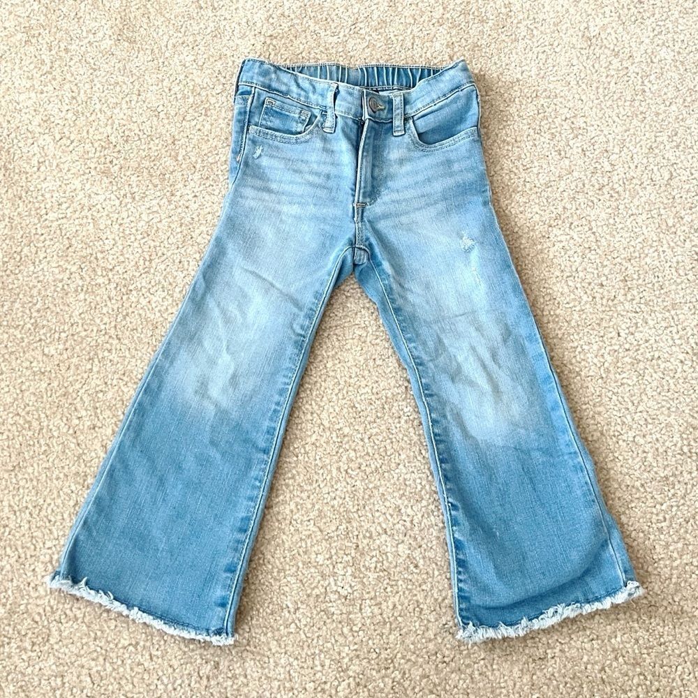 Baby GAP Distressed ‘70s Flare Jeans Toddler Girl size 4